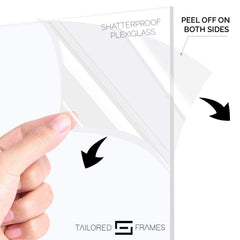 Seattle White Single Picture Photo Frame with Mount