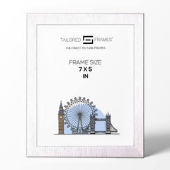 235 Silver Wooden Art Single Picture Photo Frame Without Mount