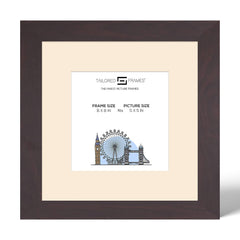 Seattle Rose Wood Single Picture Photo Frame with Mount