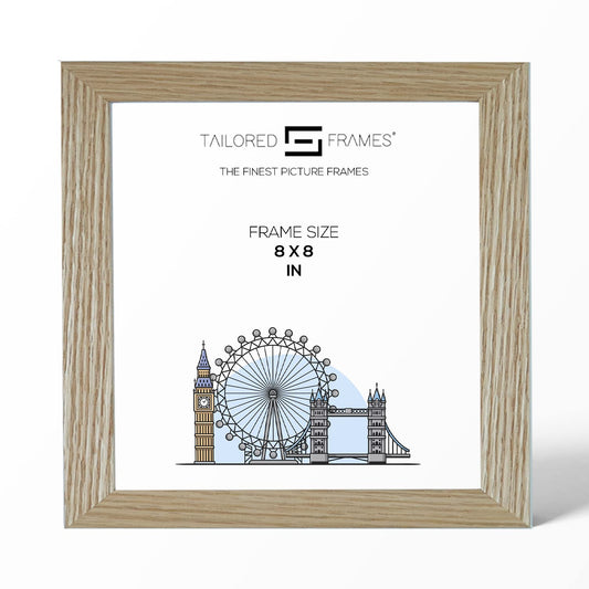 Oak Wood Single Picture Photo Frame Without Mount