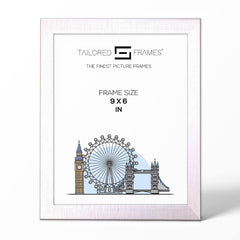 235 Silver Wooden Art Single Picture Photo Frame Without Mount