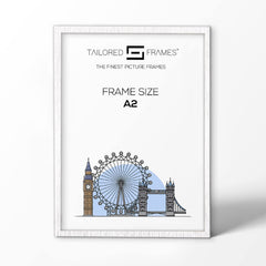 235 Silver Wooden Art Single Picture Photo Frame Without Mount