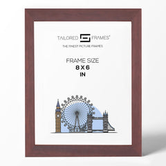 235 Walnut Wooden Art Single Picture Photo Frame Without Mount