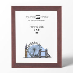 235 Walnut Wooden Art Single Picture Photo Frame Without Mount