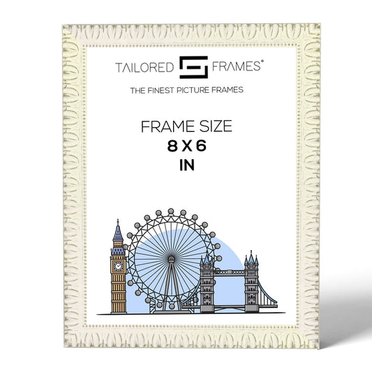 Madrid White Single Picture Photo Frame Without Mount