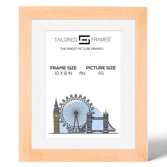 Seattle Beech Single Picture Photo Frame with Mount