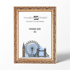 Vienna Gold Rustic Style Vintage Single Picture Photo Frame Without Mount