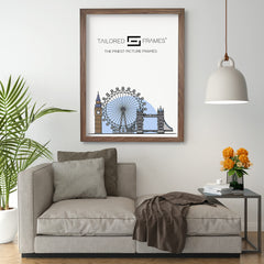 Seattle Black,White,Beech,Walnut  Square Edge Single Picture Photo Frame Without Mount