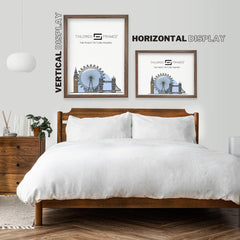 Seattle Black,White,Beech,Walnut  Square Edge Single Picture Photo Frame Without Mount