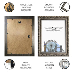 Vienna Silver Rustic Style Vintage Single Picture Photo Frame Without Mount