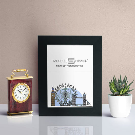 Seattle Black Single Picture Photo Frame with Mount
