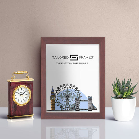 235 Walnut Wooden Art Single Picture Photo Frame Without Mount